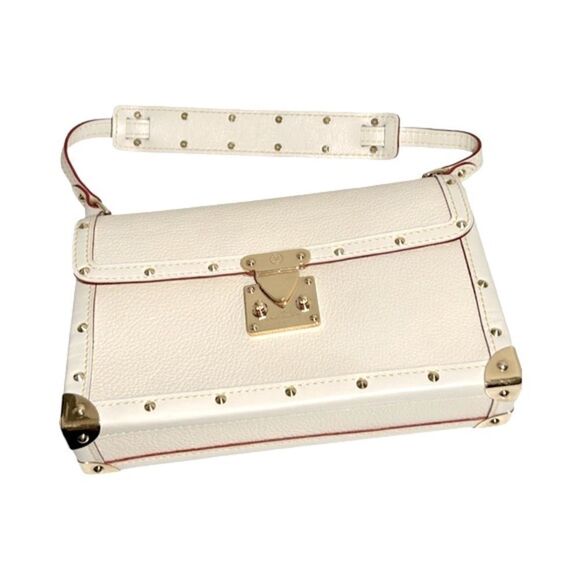 Louis Vuitton Suhali L'Aimable Leather Shoulder Handbag White (Ivory) - Picture 7 of 15